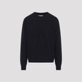 Maison Margiela Men's Lambswool Sweater in Navy - view 1