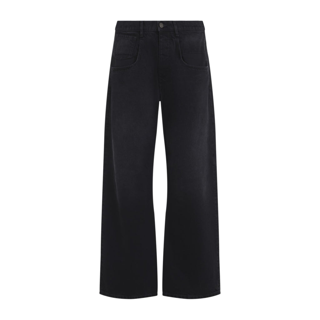 Maison Margiela Men's Cotton Trousers in Black - view 2