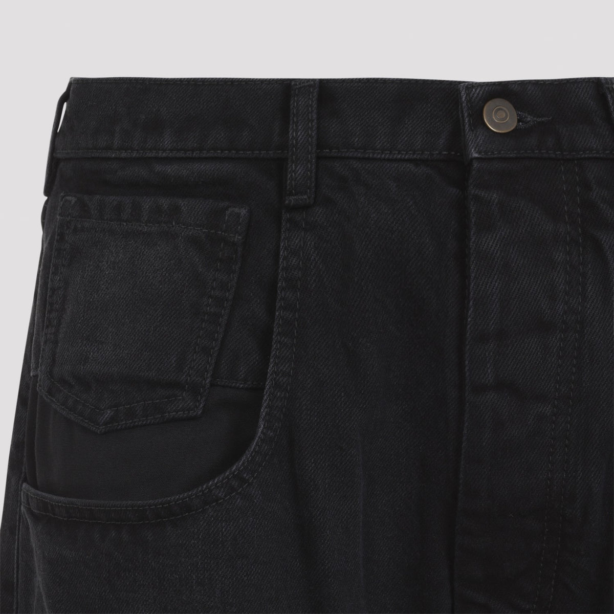 Maison Margiela Men's Cotton Trousers in Black - view 4