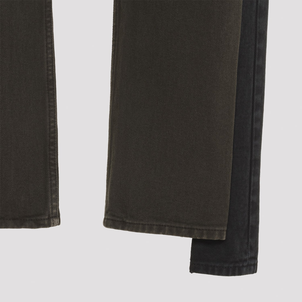 Maison Margiela Men's Cotton Spliced Pants in Black - view 4