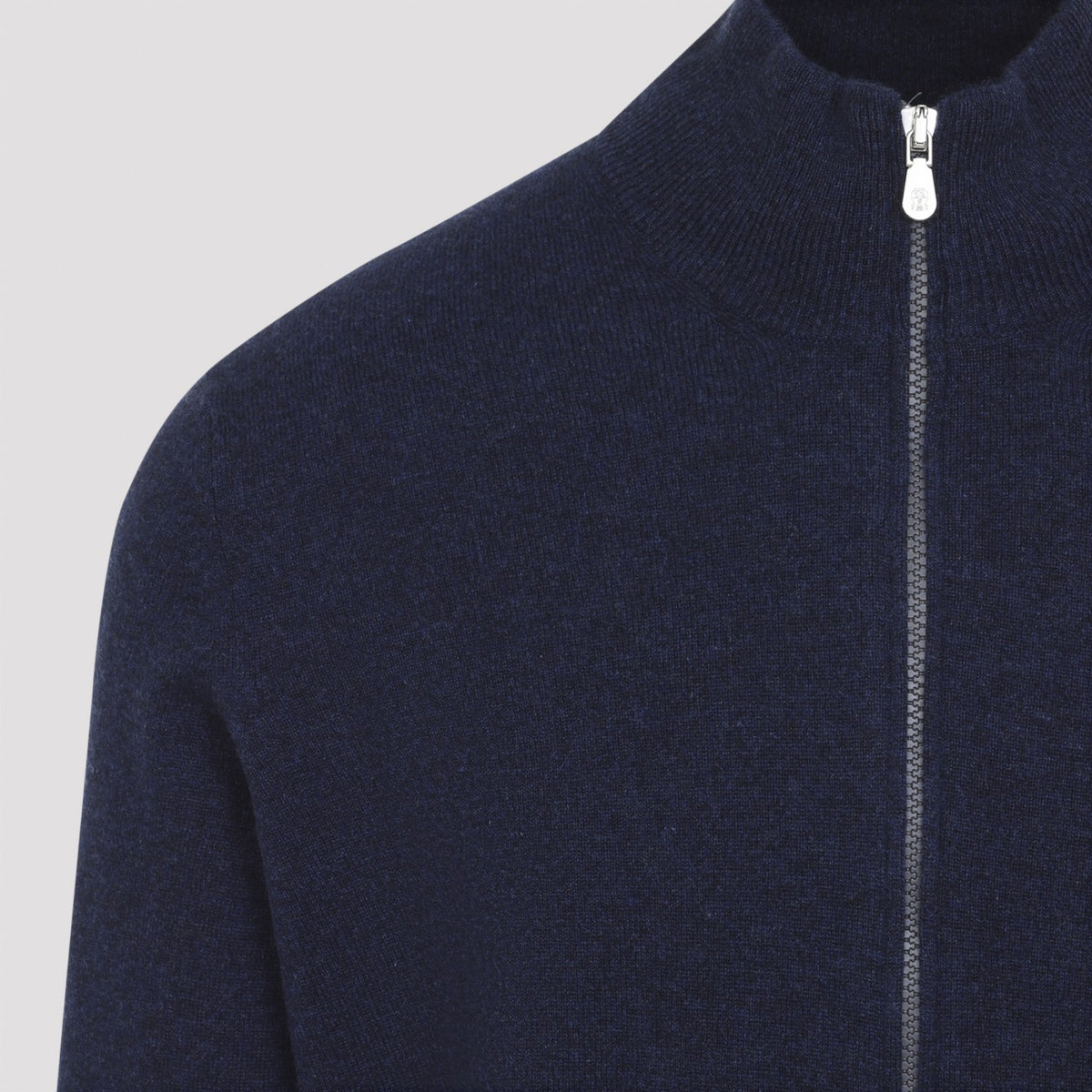 Brunello Cucinelli Men's Full Zip Cardigan in Blue - view 5