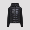 Moncler Men's Jacket Cardigan in Black Cashmere - view 1