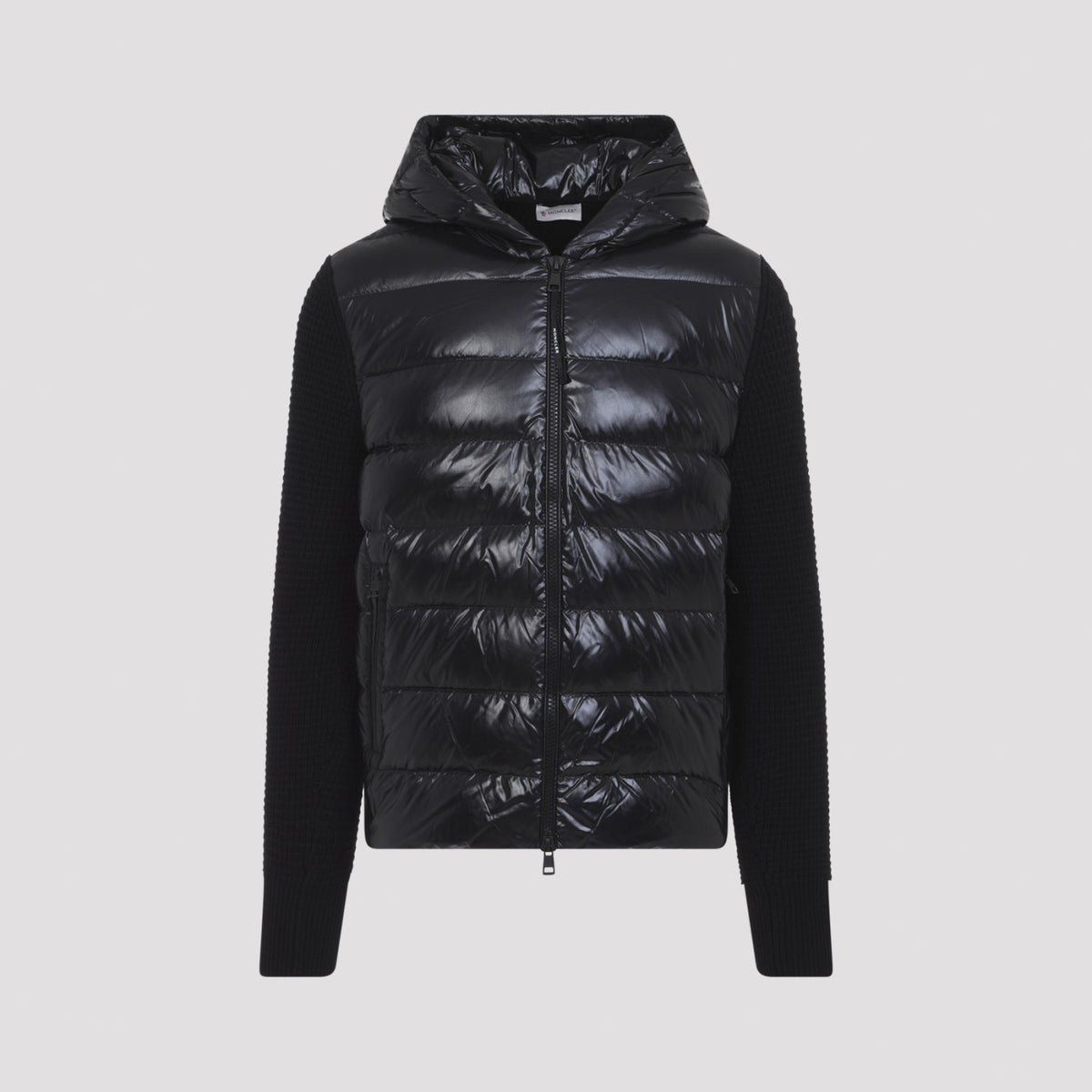 Moncler Men's Jacket Cardigan in Black Cashmere - view 1