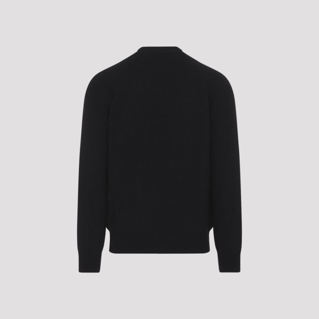 Brioni Men's Cashmere Sweater in Black - view 4