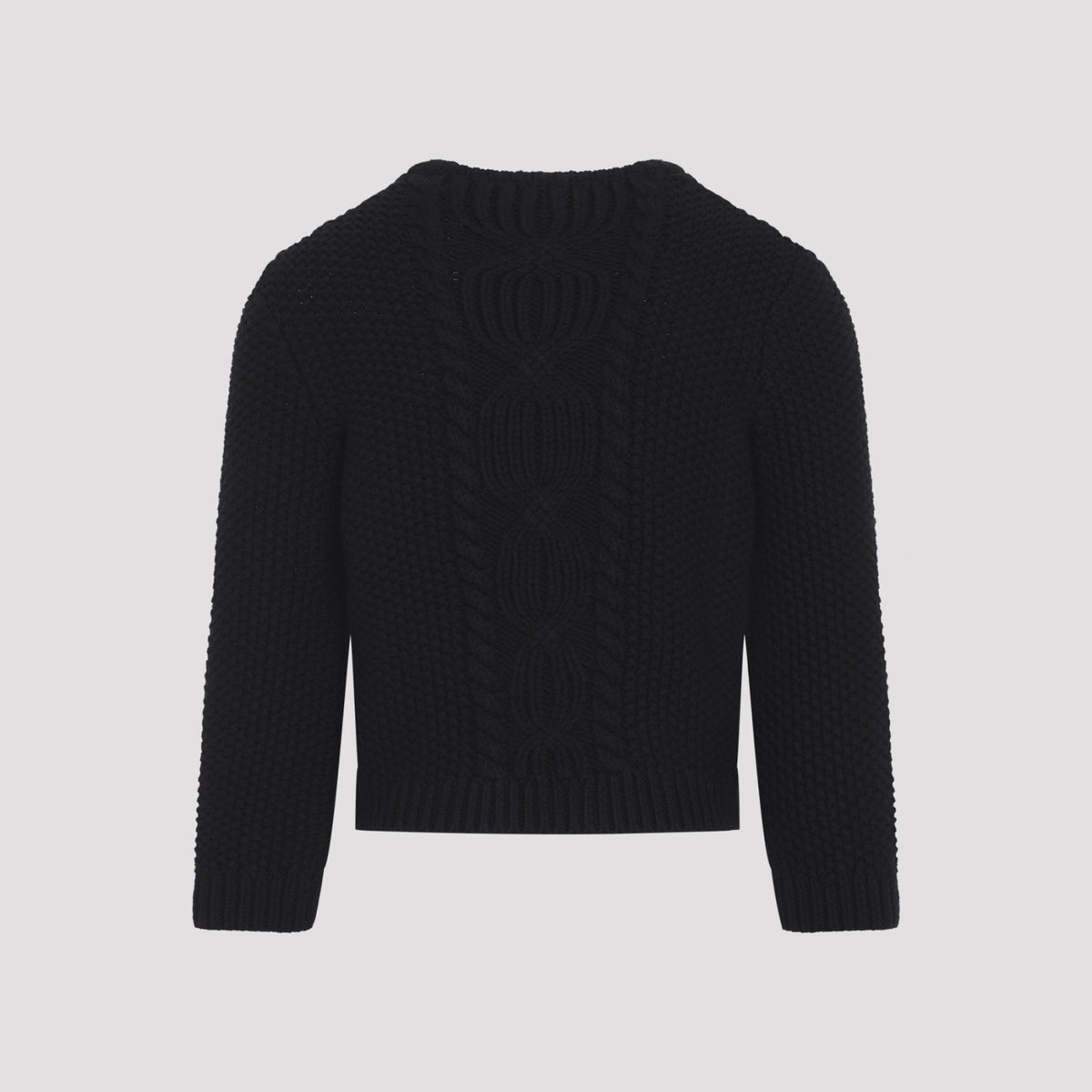 Saint Laurent Men's Wool Sweater in Noir - view 4