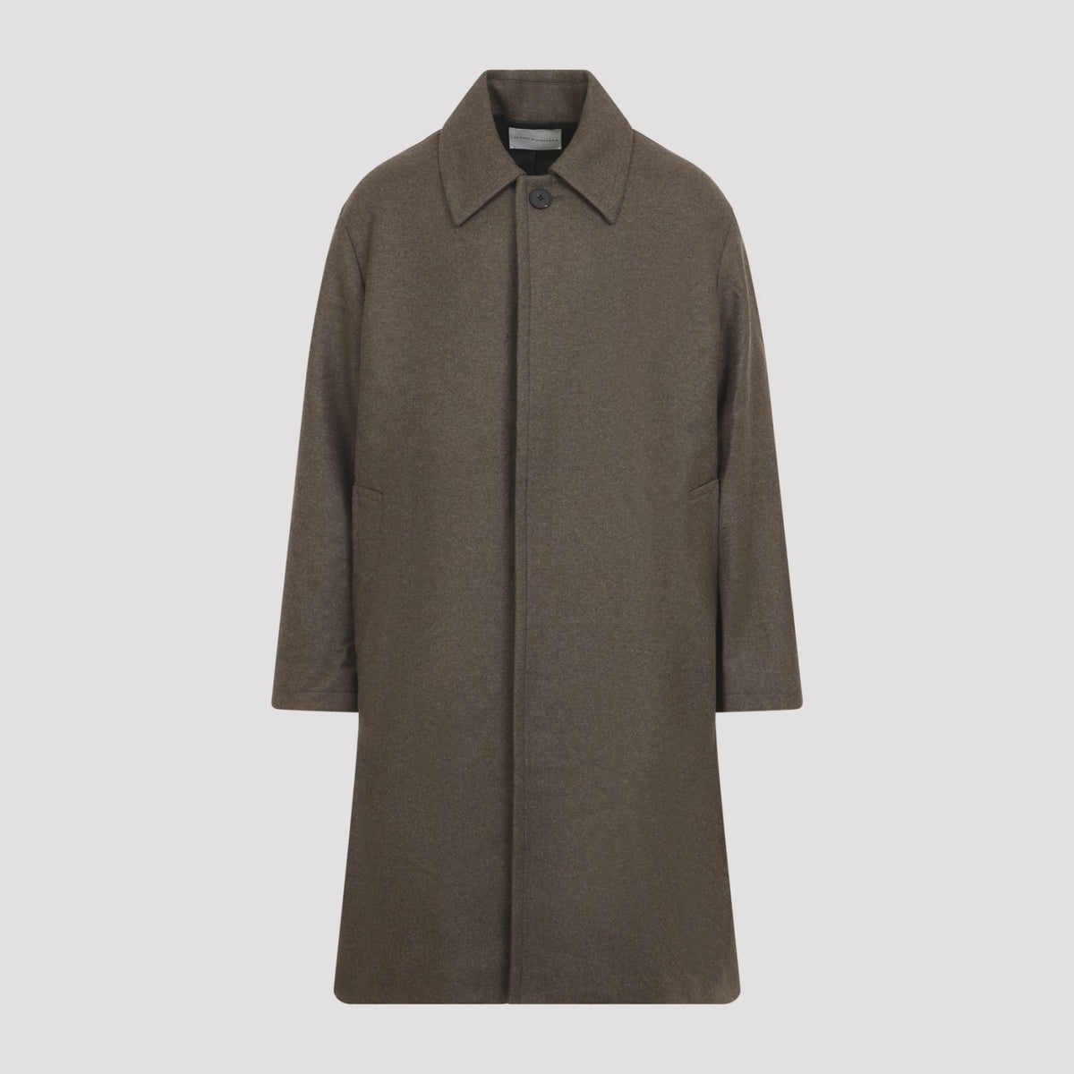 Studio Nicholson Men's Ady Overcoat in Loden Wool - view 1