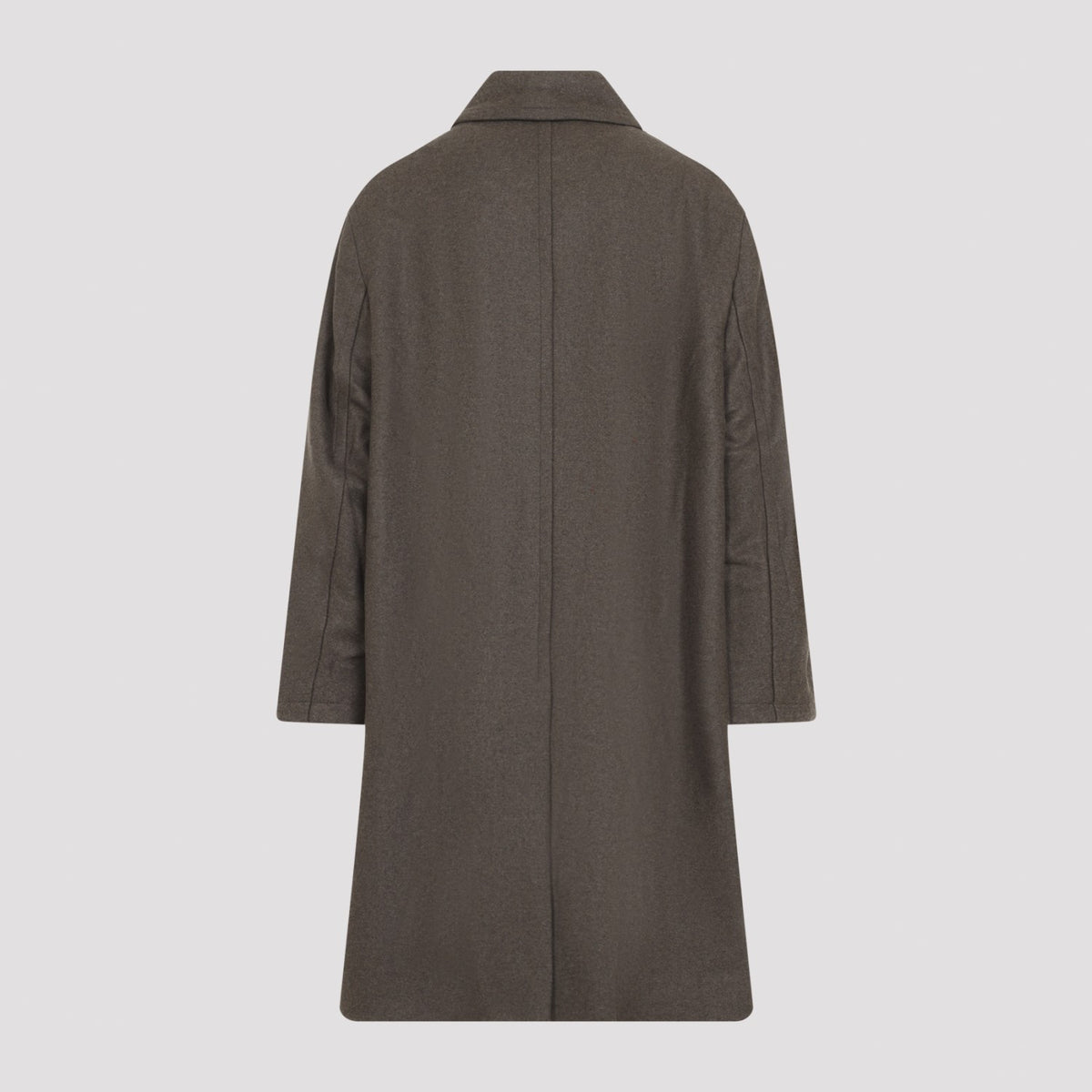 Studio Nicholson Men's Ady Overcoat in Loden Wool - view 4