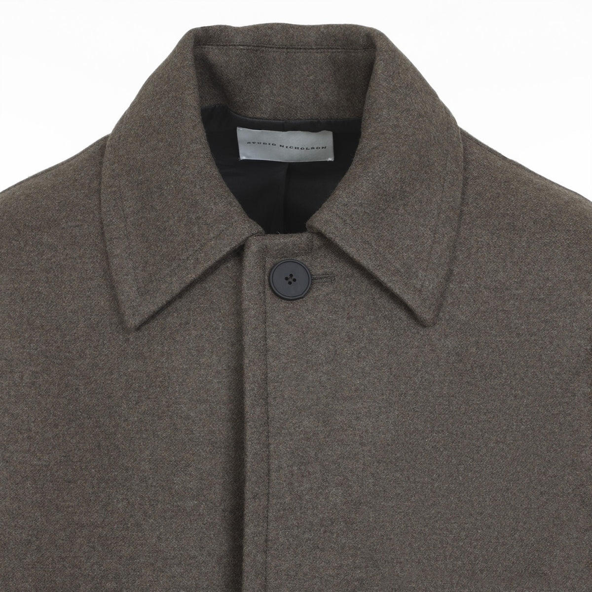 Studio Nicholson Men's Ady Overcoat in Loden Wool - view 5