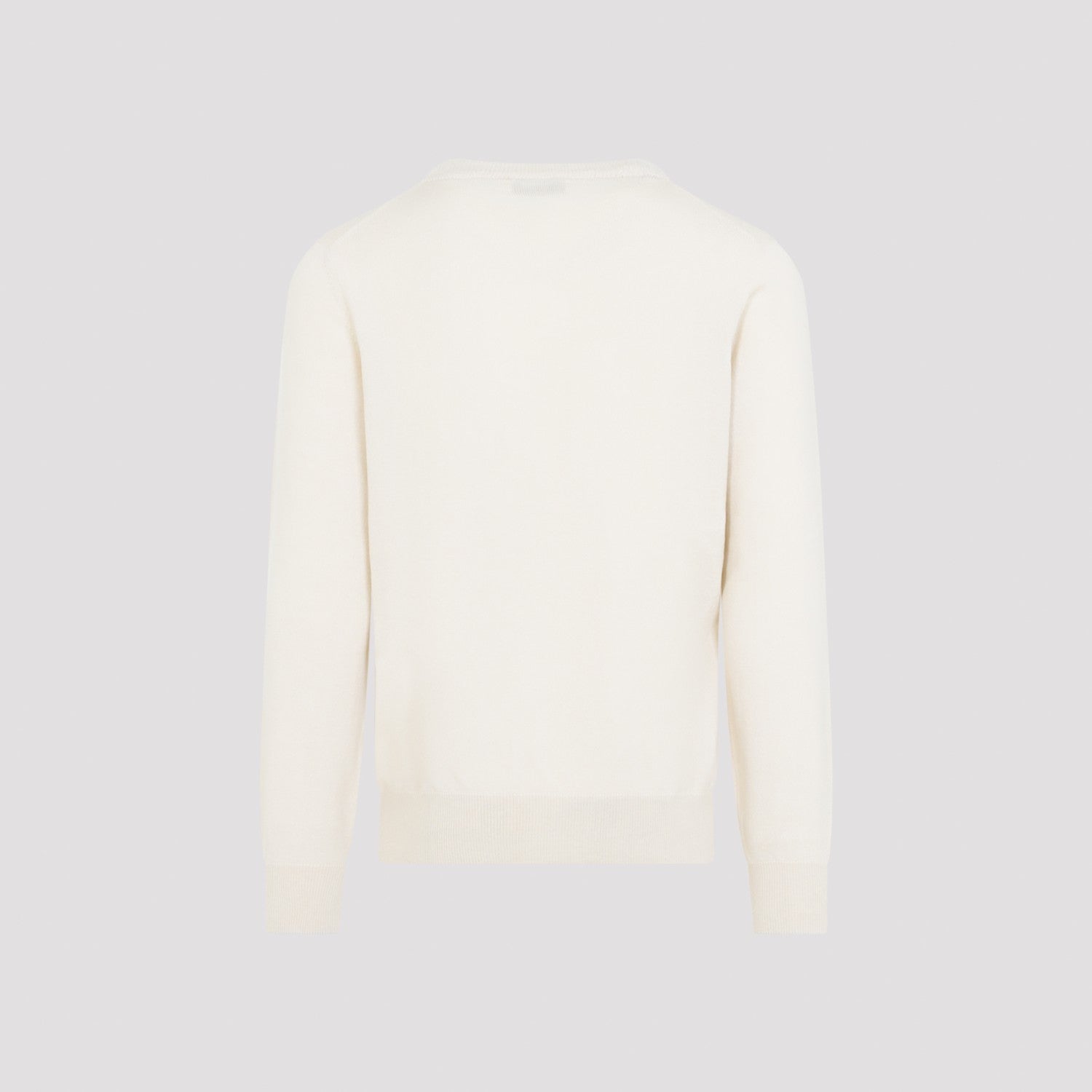 Brunello Cucinelli Men's Cashmere Crewneck Sweater in Cream