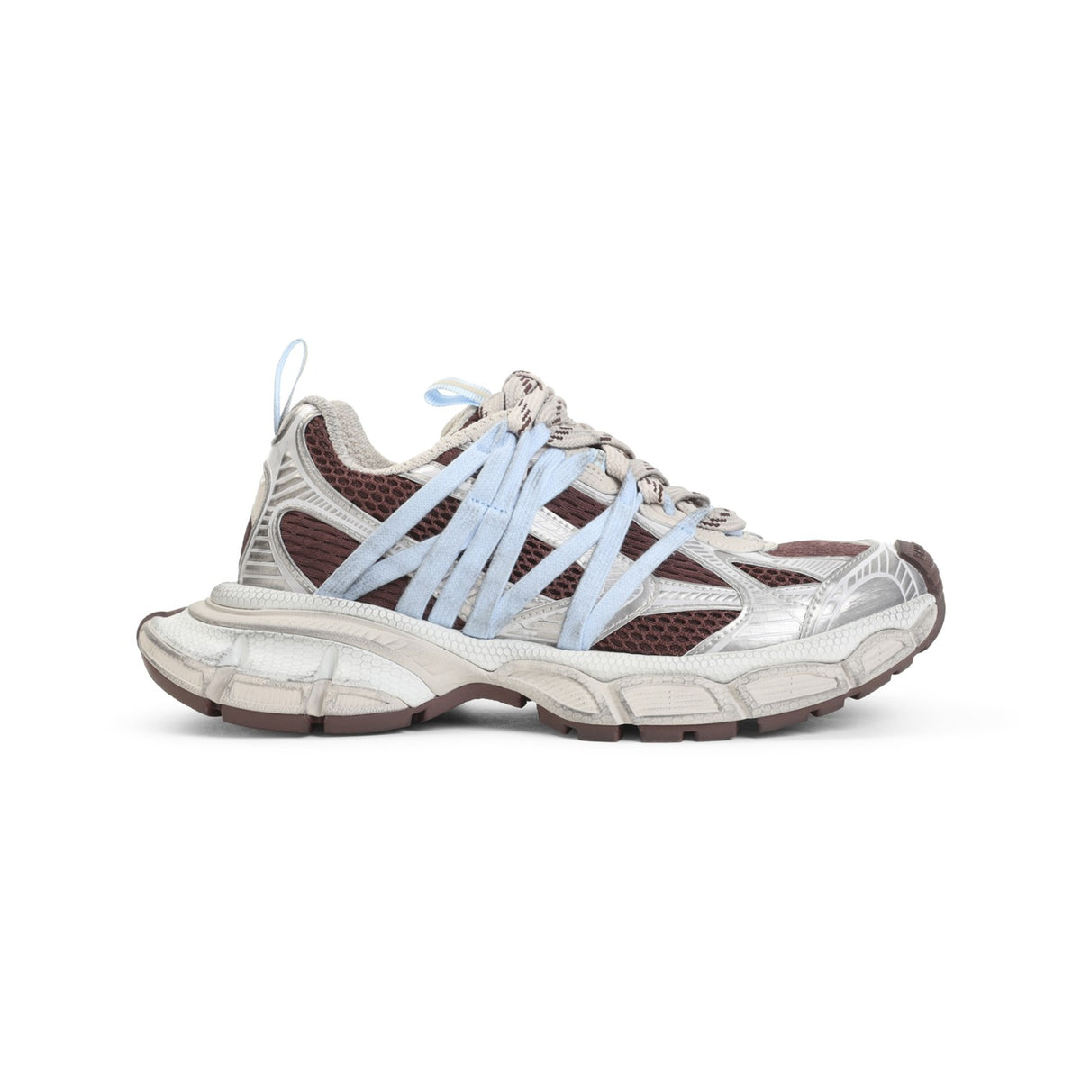 Balenciaga Women's 3Xl Interlace in Brown Beige Blue - view 2