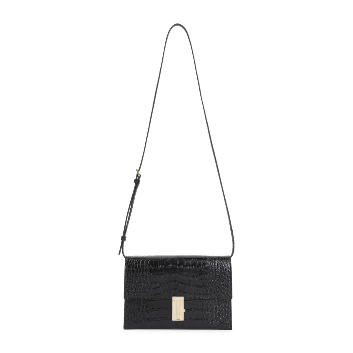 Tom Ford Women's Croco Mini Bag in Black Leather - view 2