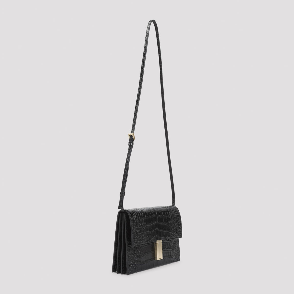 Tom Ford Women's Croco Mini Bag in Black Leather - view 5