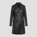Tom Ford Women's Silky Guanteria Leather Jacket in Black - view 1