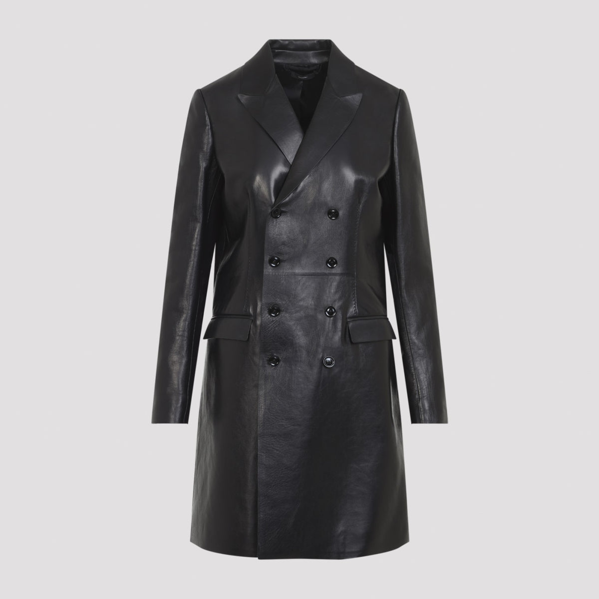 Tom Ford Women's Silky Guanteria Leather Jacket in Black - view 1