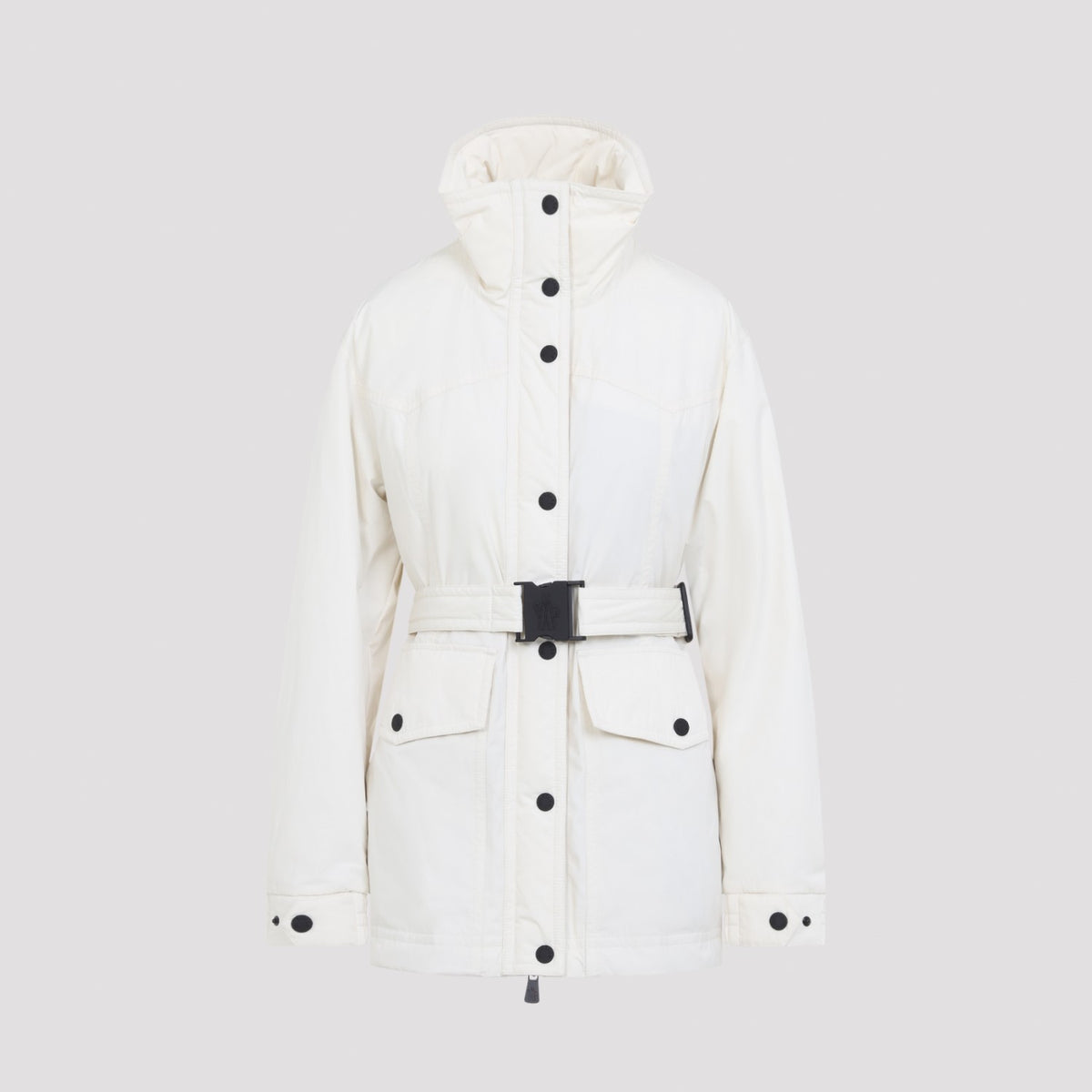 Moncler Grenoble Women's Caramany Down Jacket in Natural - front view