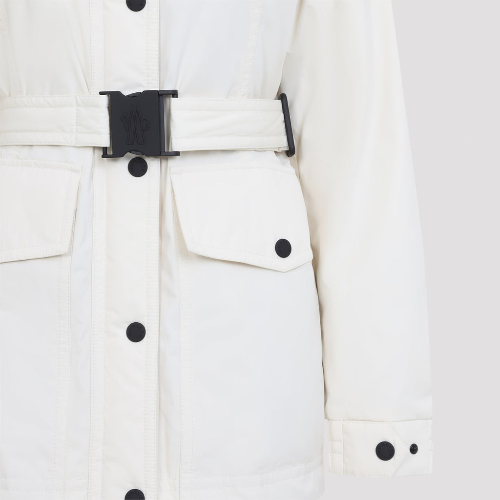 Moncler Grenoble Women's Caramany Down Jacket in Natural - back view