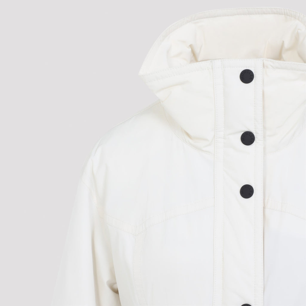 Moncler Grenoble Women's Caramany Down Jacket in Natural - hardware and quilt detail