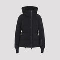 Moncler Grenoble Women's Guyane Down Jacket in black - front view