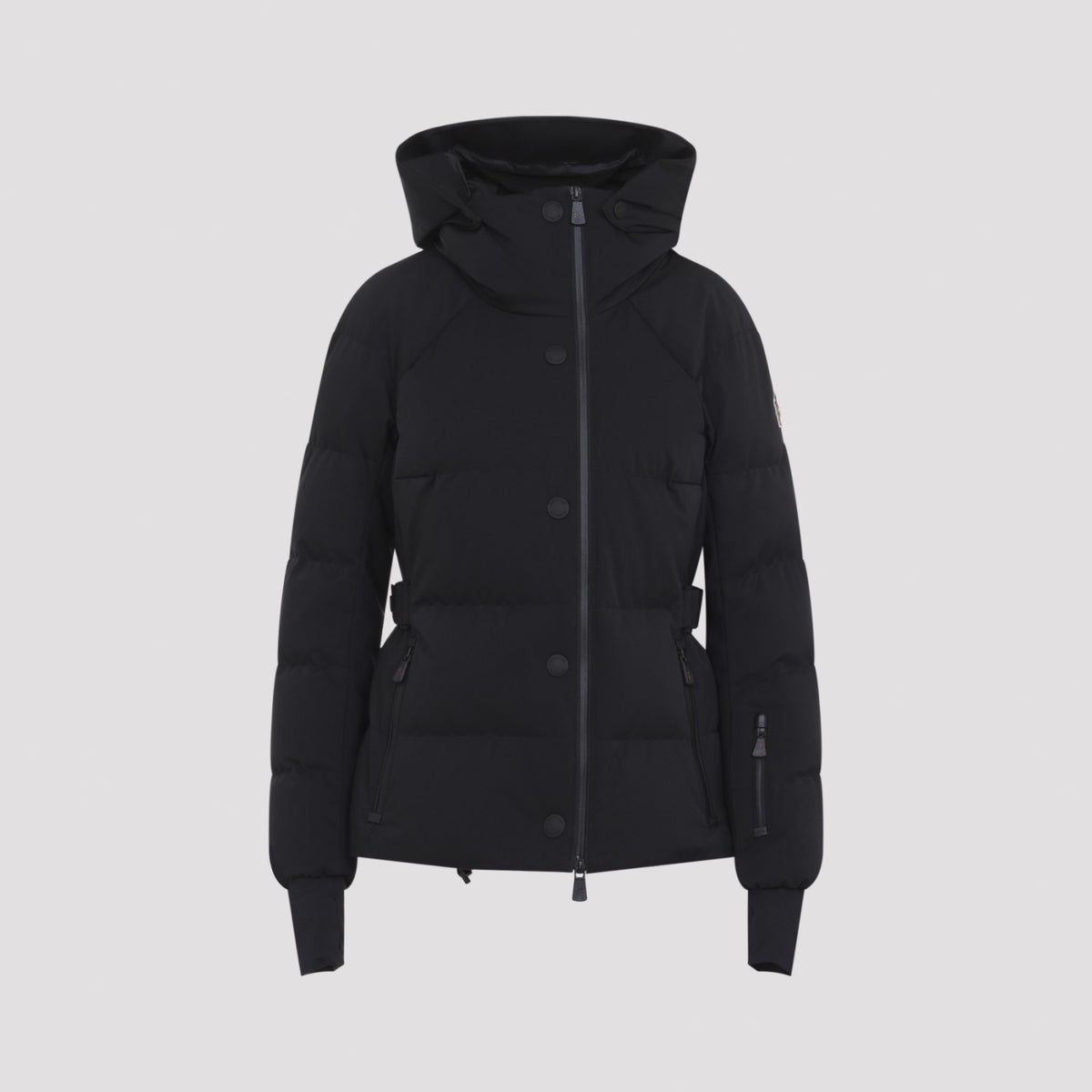 Moncler Grenoble Women's Guyane Down Jacket in black - front view
