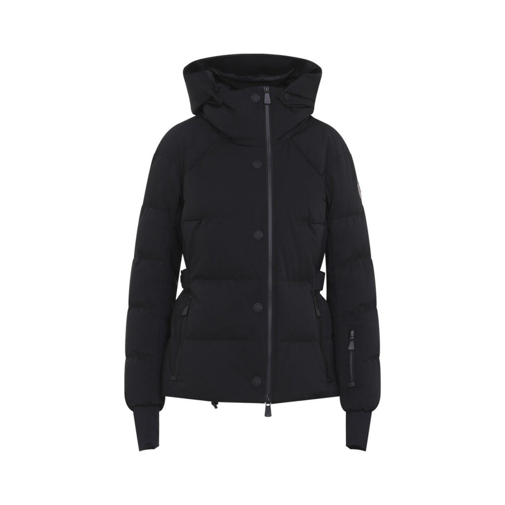Moncler Grenoble Women's Guyane Down Jacket in black - side view