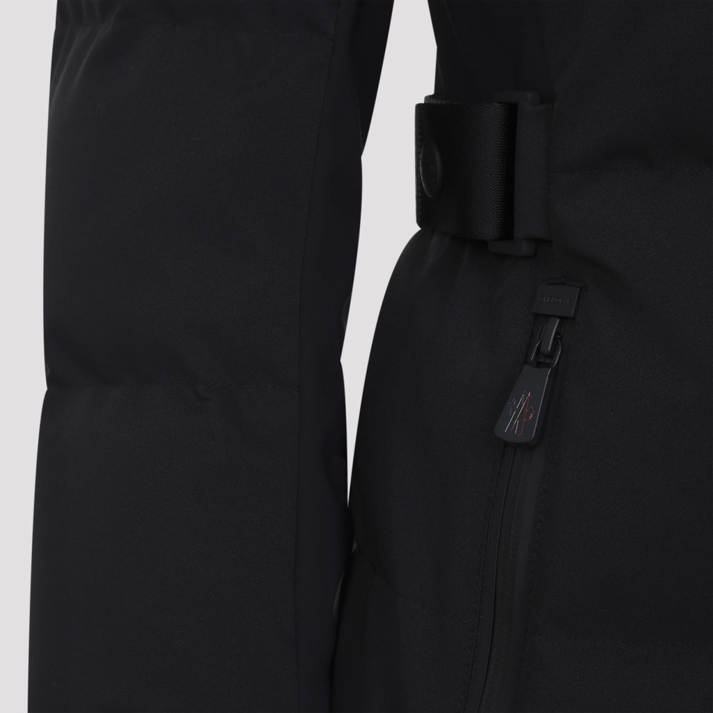 Moncler Grenoble Women's Guyane Down Jacket in black - silhouette detail