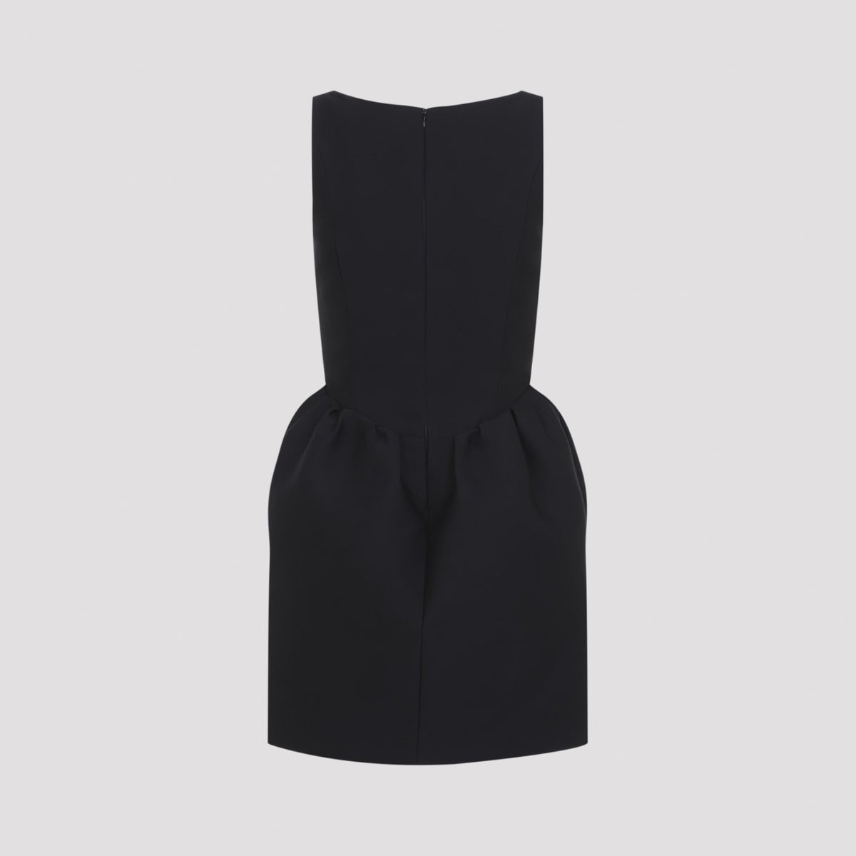 Balenciaga Women's Bell Dress in black wool blend - detail