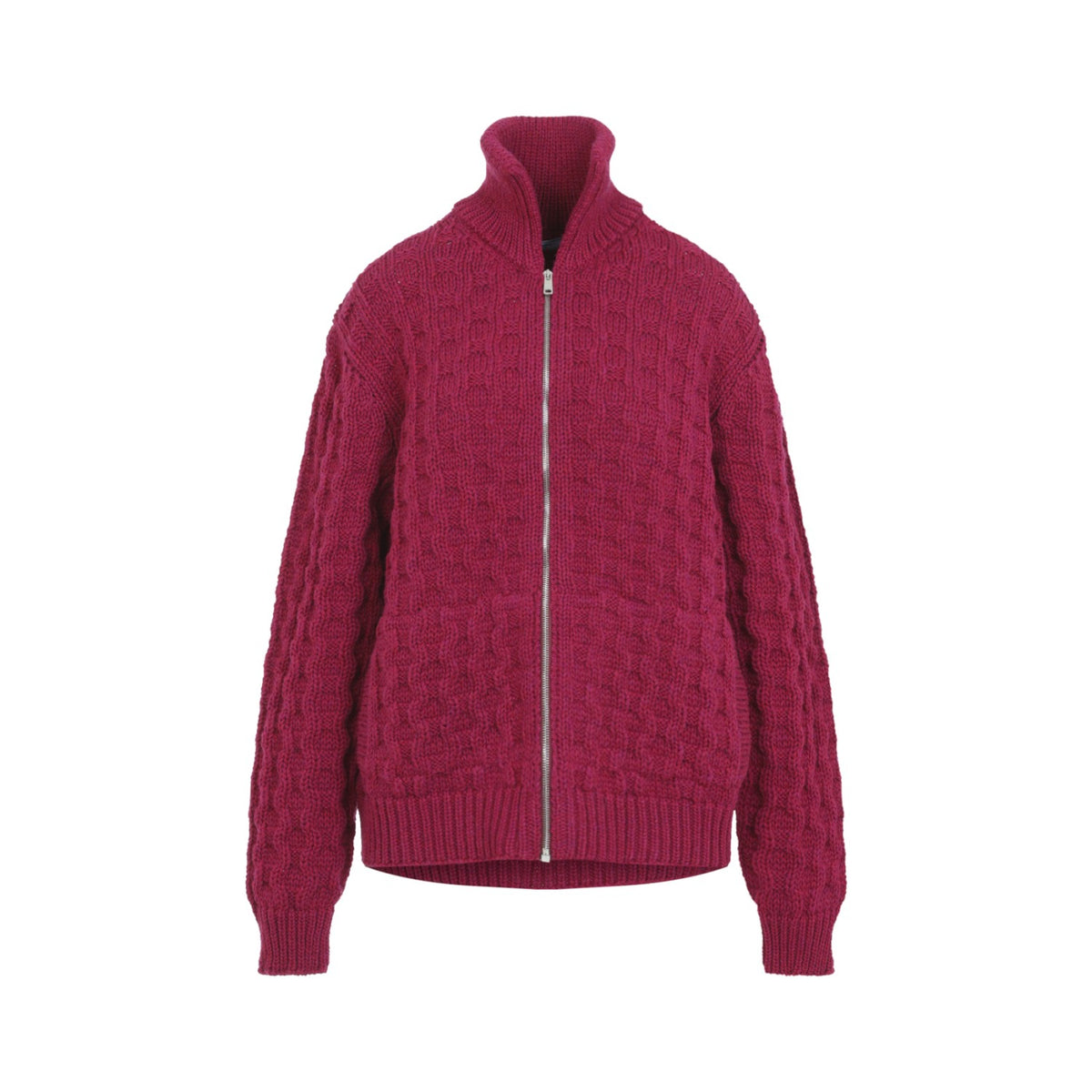 Prada Women's Cardigan in Lampone Wool - view 2