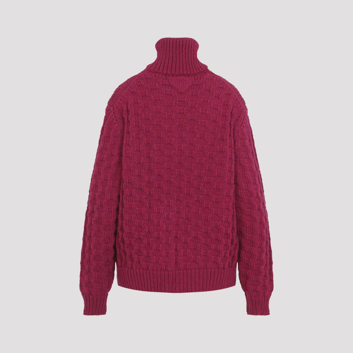 Prada Women's Cardigan in Lampone Wool - view 4