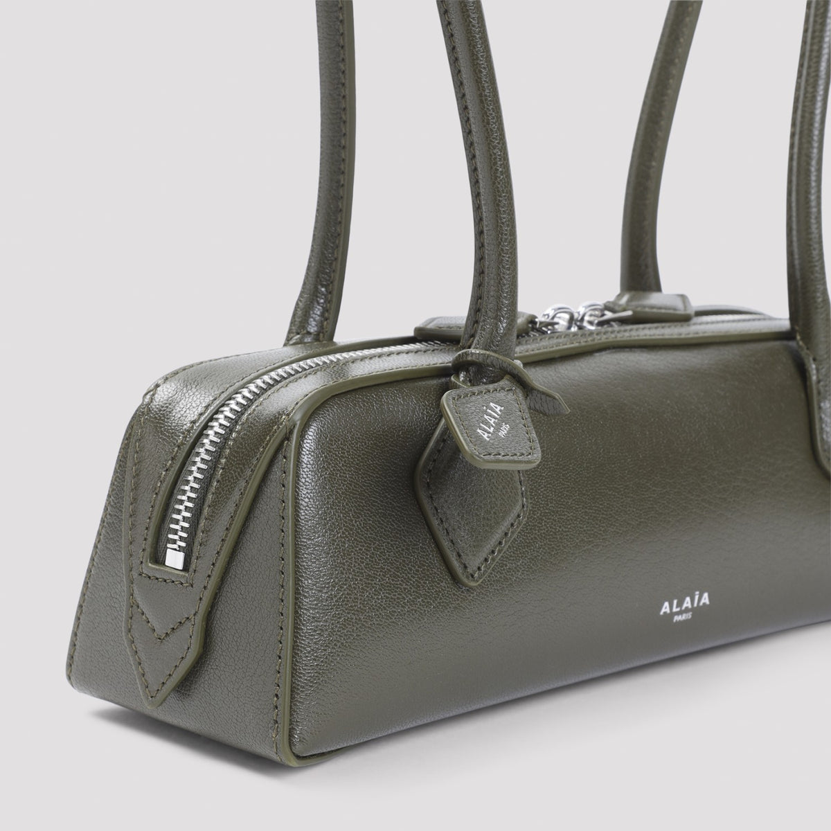 Alaia Women's Teckel Small Shoulder Bag in Vert Camouflage - view 5