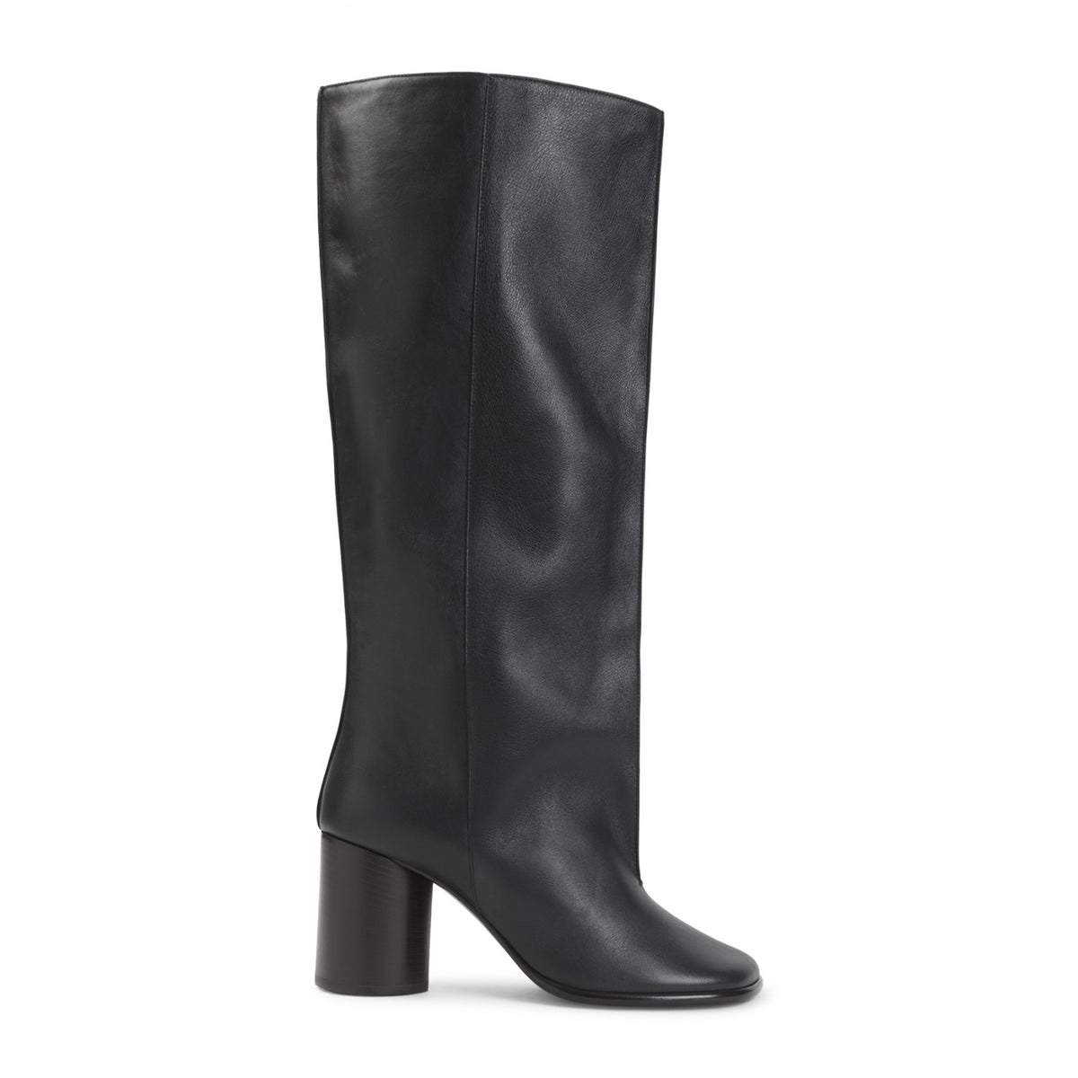 Lemaire Women's Crease Sleeve Boots in Black Black Leather - view 2
