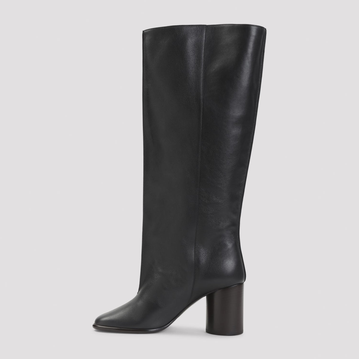 Lemaire Women's Crease Sleeve Boots in Black Black Leather - view 4
