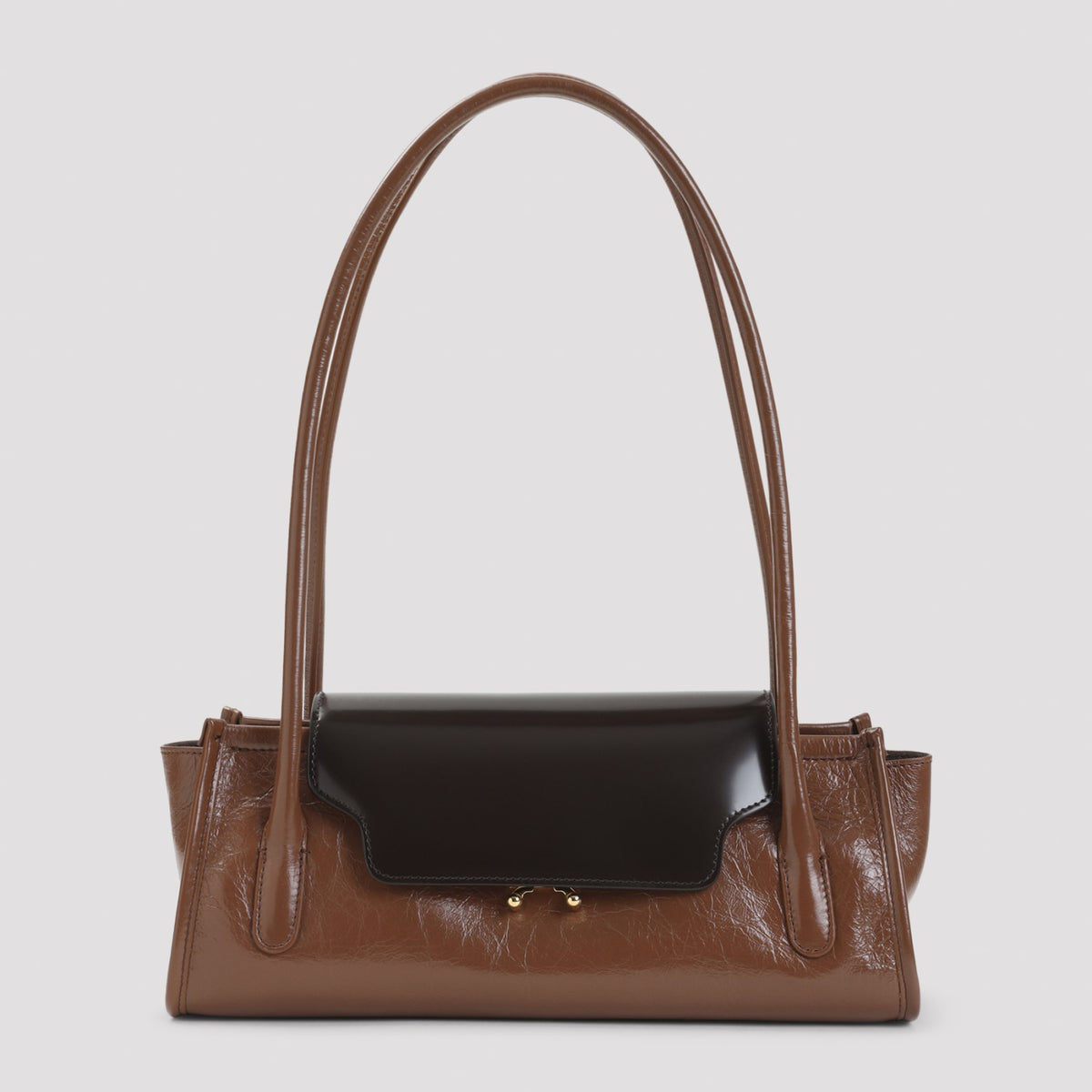 Marni Women's Trunkette Shoulder in Sienna Redwood Leather - view 1