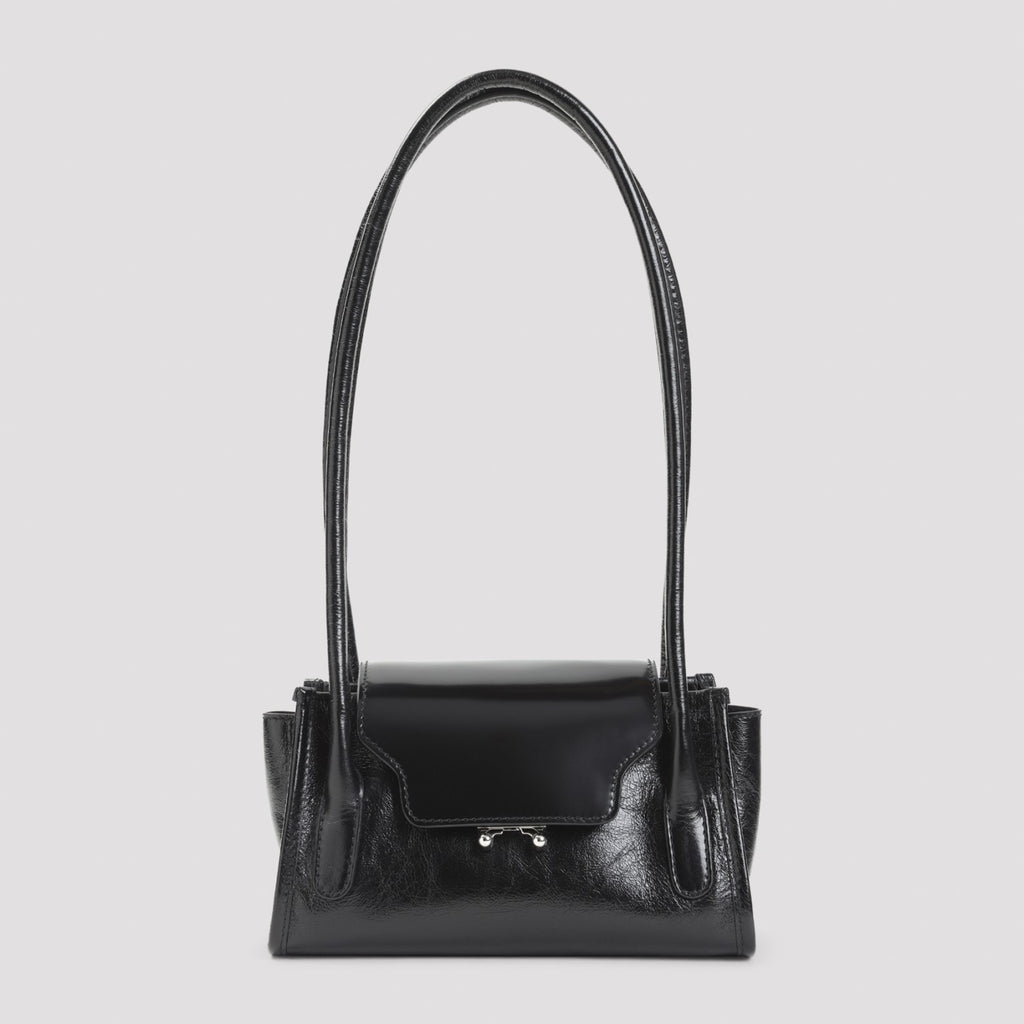 Marni Women's Trunkette Mini in Black Leather - view 3
