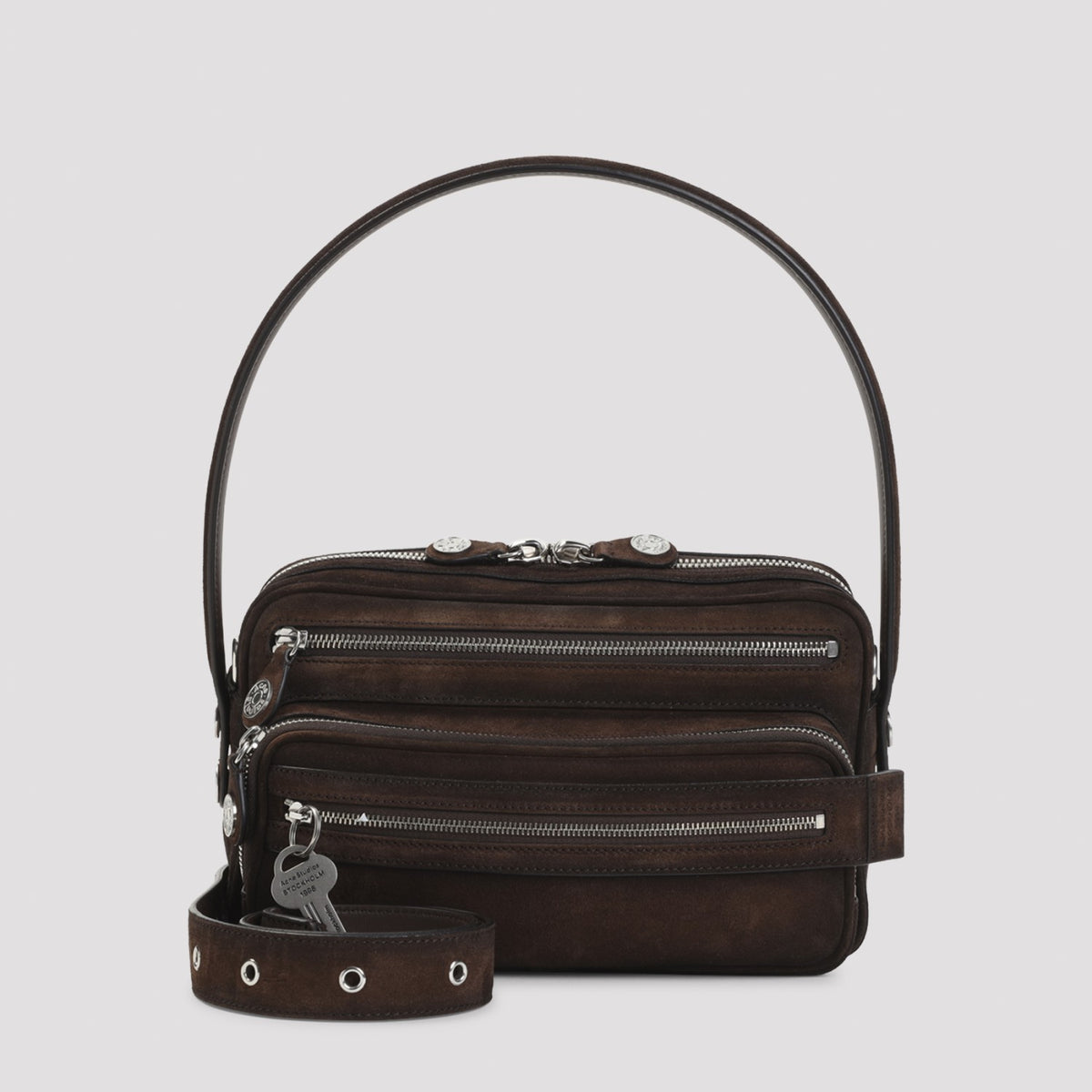 Acne Studios Women's Camero Party Suede Wax in Dark Brown - view 1