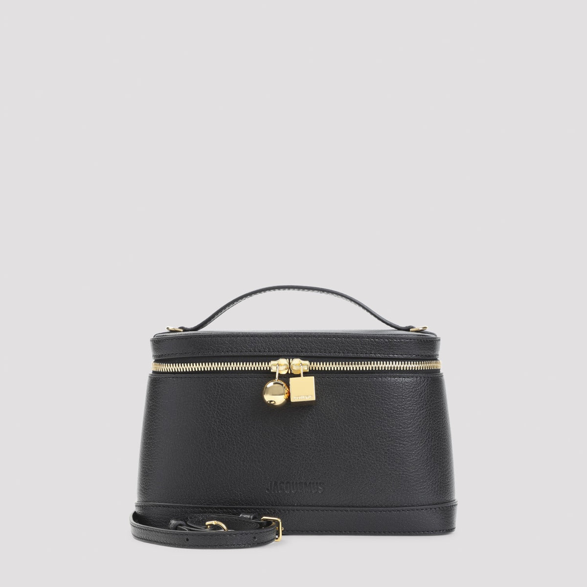 Jacquemus Women's Le Petit Vanity in Black Leather - view 1