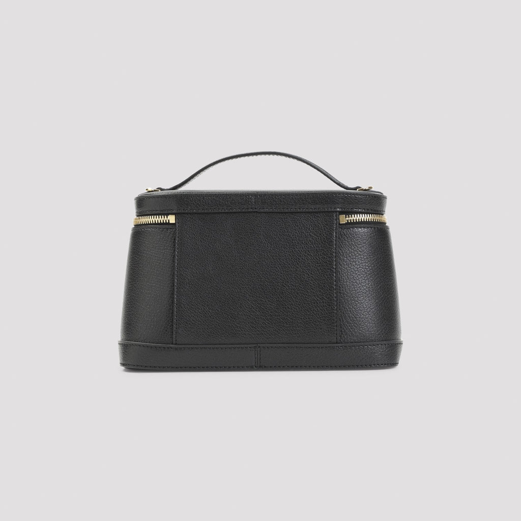 Jacquemus Women's Le Petit Vanity in Black Leather - view 4