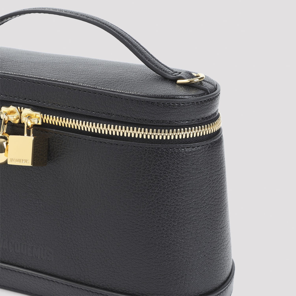 Jacquemus Women's Le Petit Vanity in Black Leather - view 5