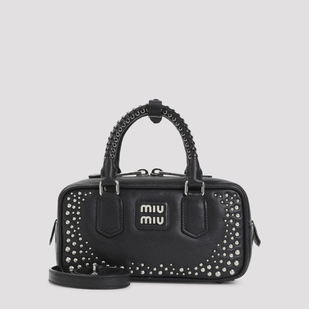 Miu Miu Women's Nero Bag in Black Leather - view 1