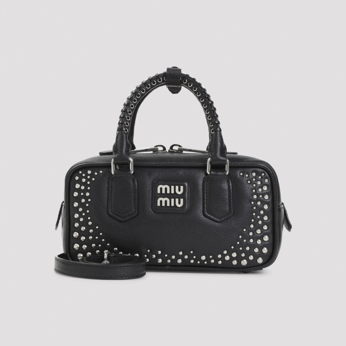 Miu Miu Women's Nero Bag in Black Leather - view 3