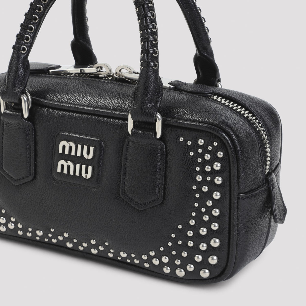 Miu Miu Women's Nero Bag in Black Leather - view 5