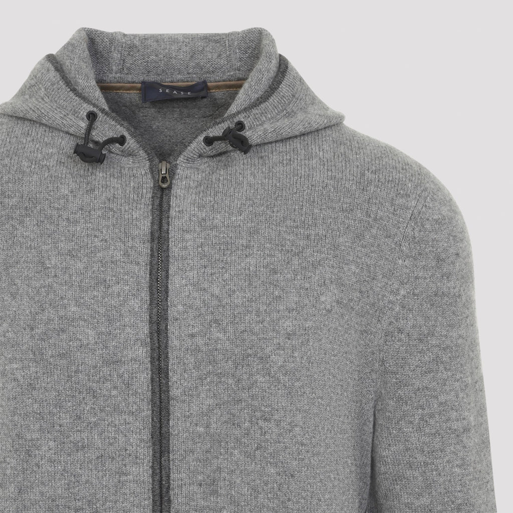 Sease Men's Waythree Jacket in Steel Grey Cashmere - view 5
