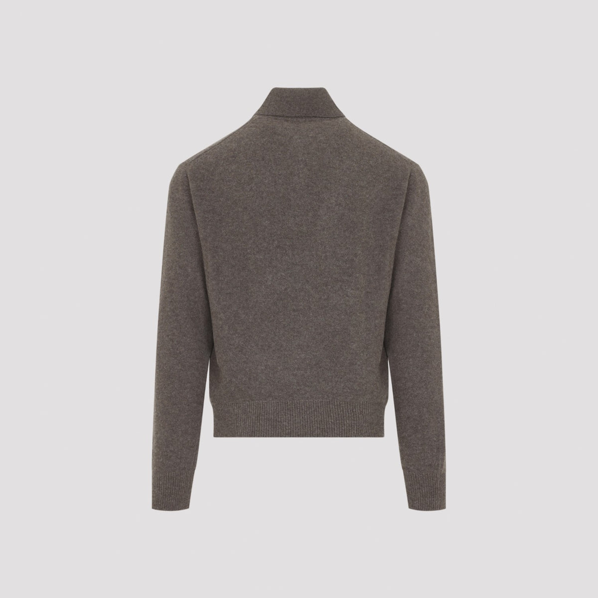 Bottega Veneta Men's Knit Polo in Mudstone Melange - view 4