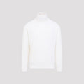 Canali Men's Turtleneck in White Cashmere - view 1