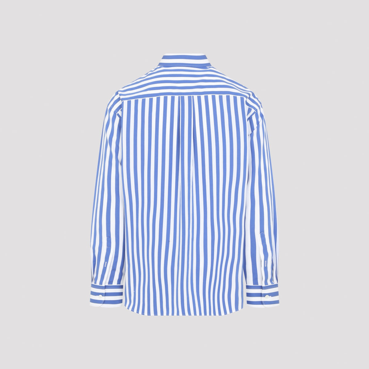 Celine Men's Cotton Relaxed Shirt in Blue - view 3