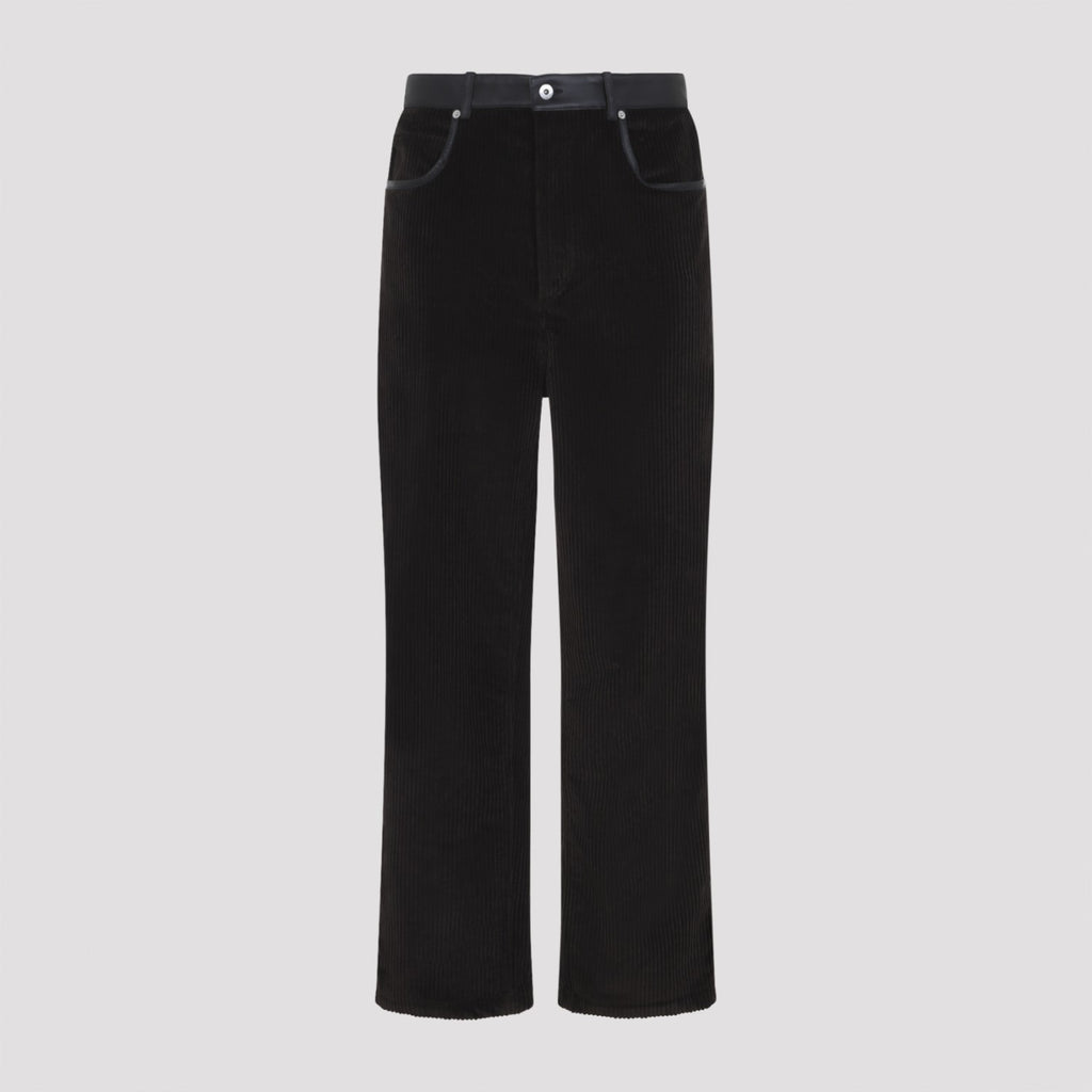 Bottega Veneta Men's Corduroy Pants in Carrubo Cotton - view 3