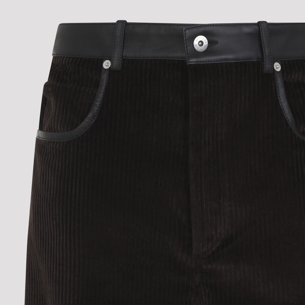 Bottega Veneta Men's Corduroy Pants in Carrubo Cotton - view 5