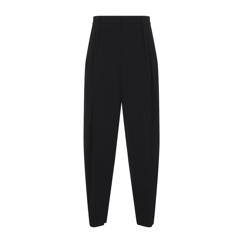 Bottega Veneta Men's Double Pleat Pants in Double Black - view 2