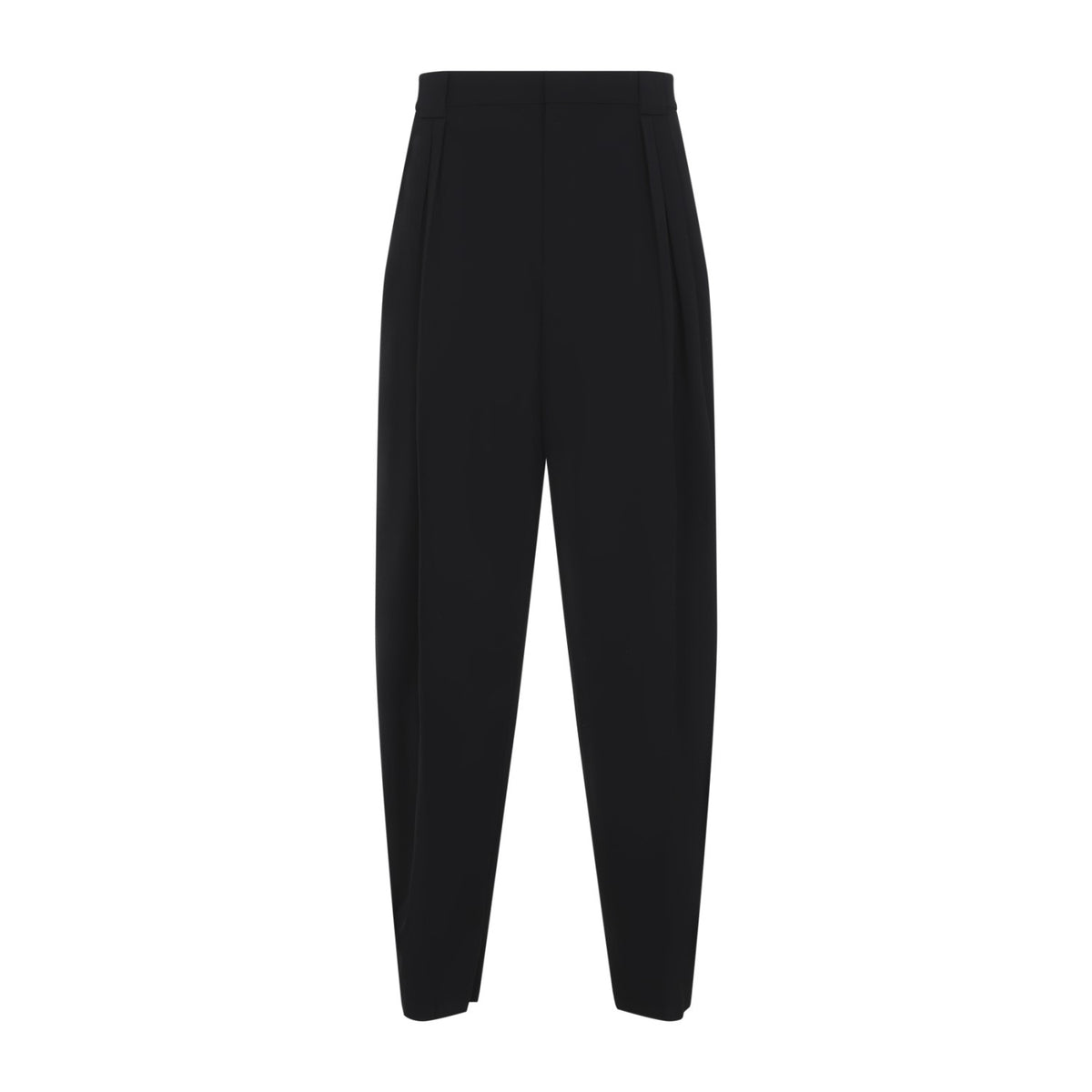Bottega Veneta Men's Double Pleat Pants in Double Black - view 2