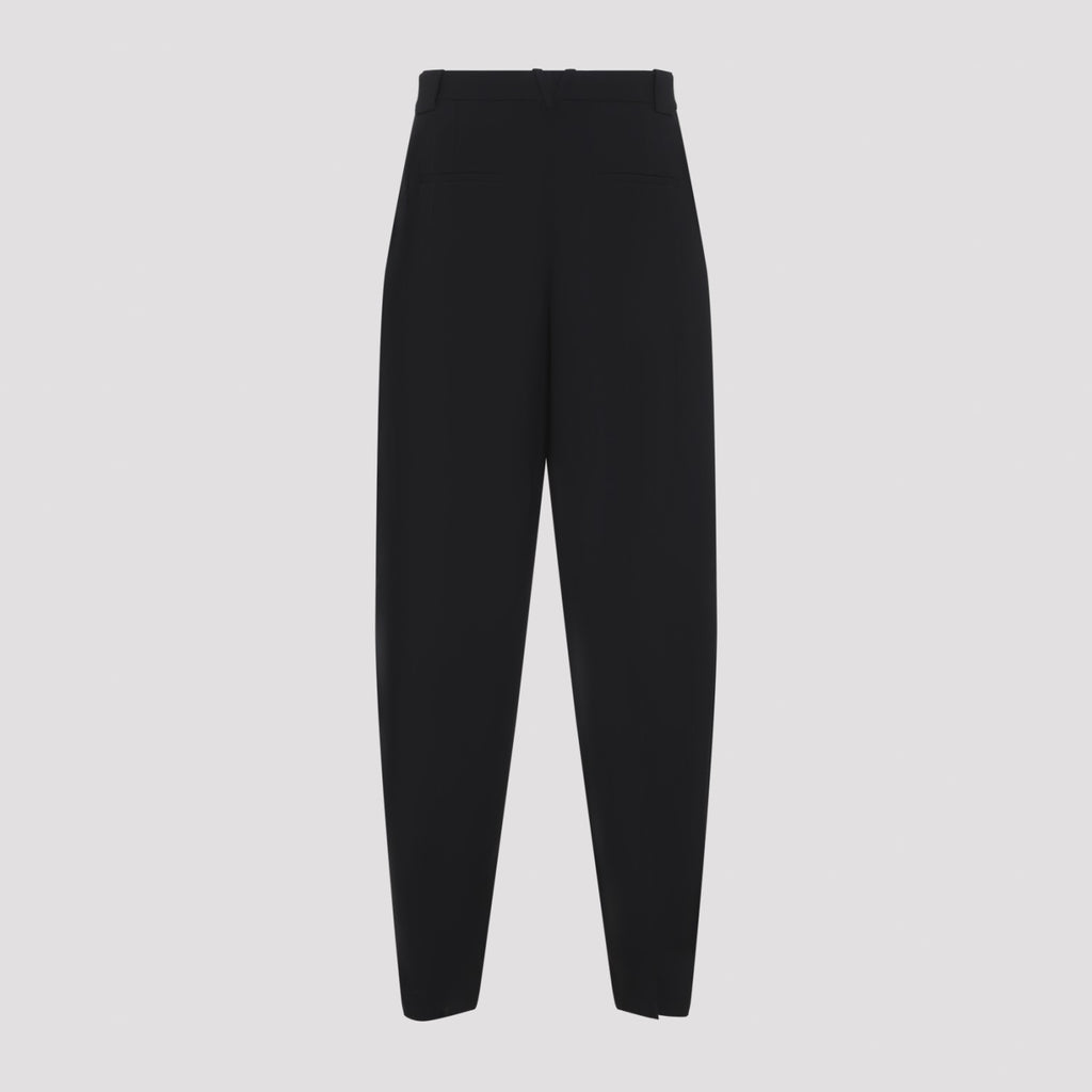 Bottega Veneta Men's Double Pleat Pants in Double Black - view 4