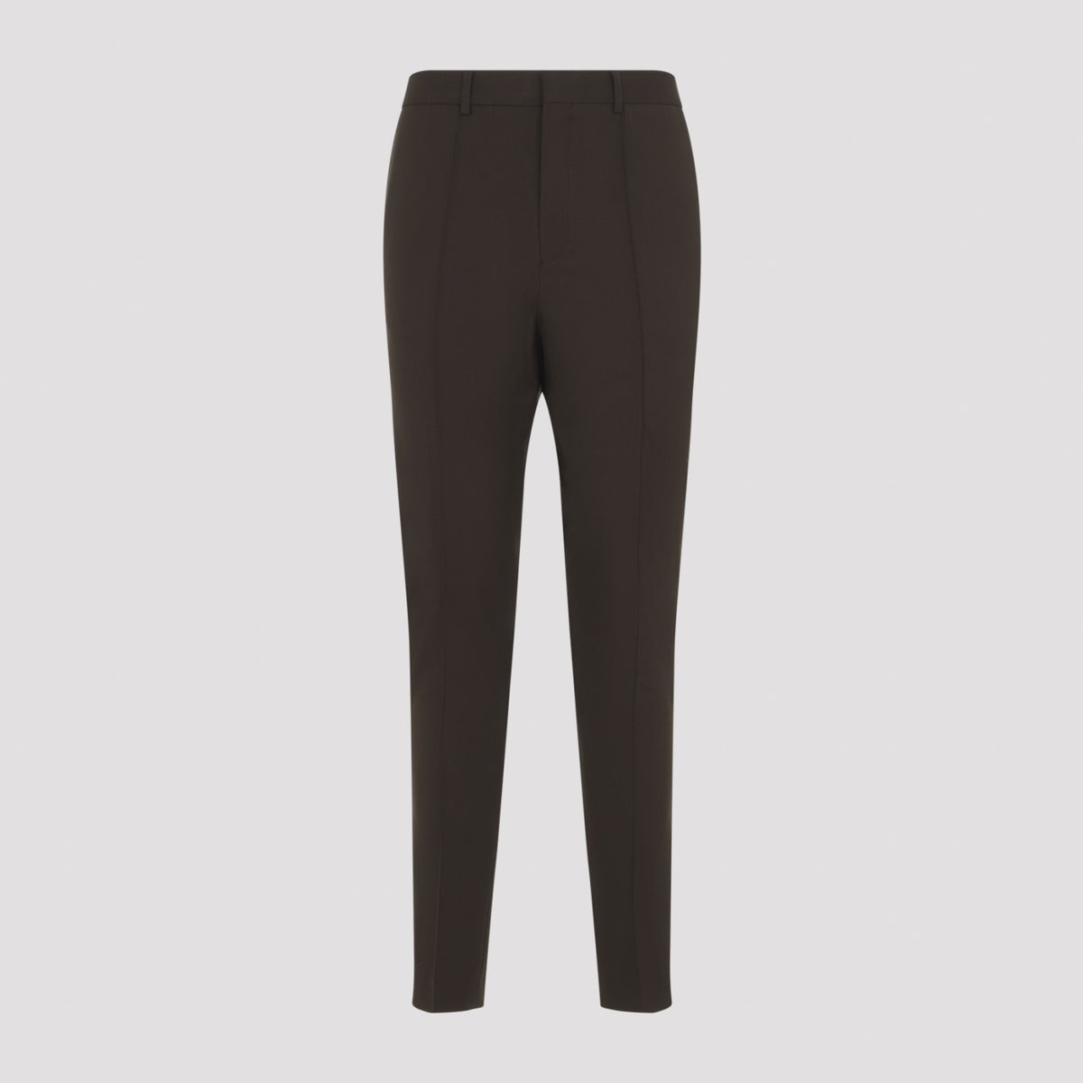 Celine Men's Wool Slim Pants in Brown - view 1